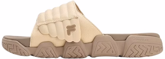 FILA FUSION Lifestyle Comfort Slides 'Beige Brown' T12M321507FGG FILA FUSION Lifestyle Comfort Slides 'Beige Brown' T12M321507FGG
