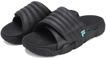 フィラ FUSION 快適スライド (ブラック) T12M321507FBK Lookbook フィラ FUSION 快適スライド (ブラック) T12M321507FBK