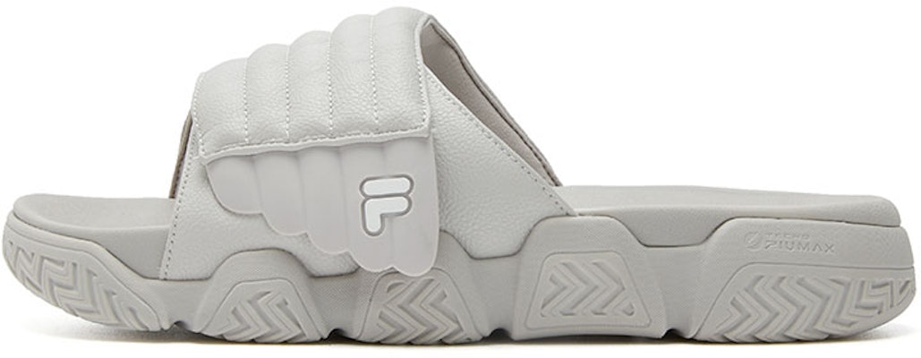 FILA FUSION Lifestyle Comfort Slides 'Grey' T12M321507FQG Buy FILA FUSION Lifestyle Comfort Slides 'Grey' T12M321507FQG