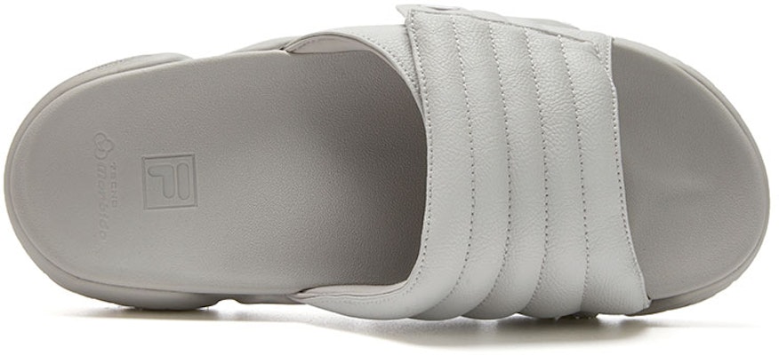 FILA FUSION Lifestyle Comfort Slides 'Grey' T12M321507FQG Lookbook FILA FUSION Lifestyle Comfort Slides 'Grey' T12M321507FQG