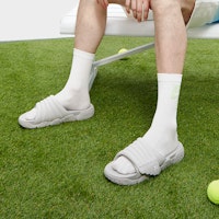 FILA FUSION斐樂潮牌 運動拖鞋 男款 灰 Cheap FILA FUSION斐樂潮牌 運動拖鞋 男款 灰