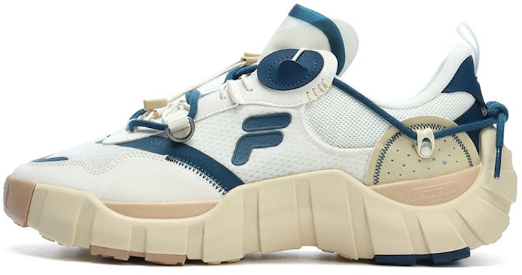 FILA FUSION Lifestyle Sport Shoes 'White Teal' T12M321201FWD Buy FILA FUSION Lifestyle Sport Shoes 'White Teal' T12M321201FWD