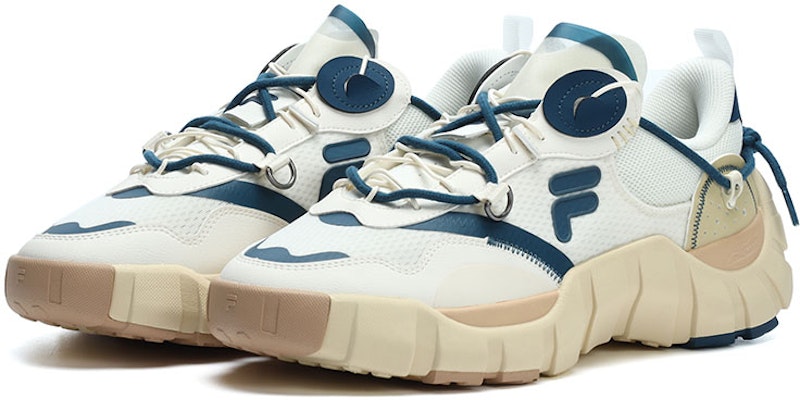 FILA FUSION Lifestyle Sport Shoes 'White Teal' T12M321201FWD Order FILA FUSION Lifestyle Sport Shoes 'White Teal' T12M321201FWD