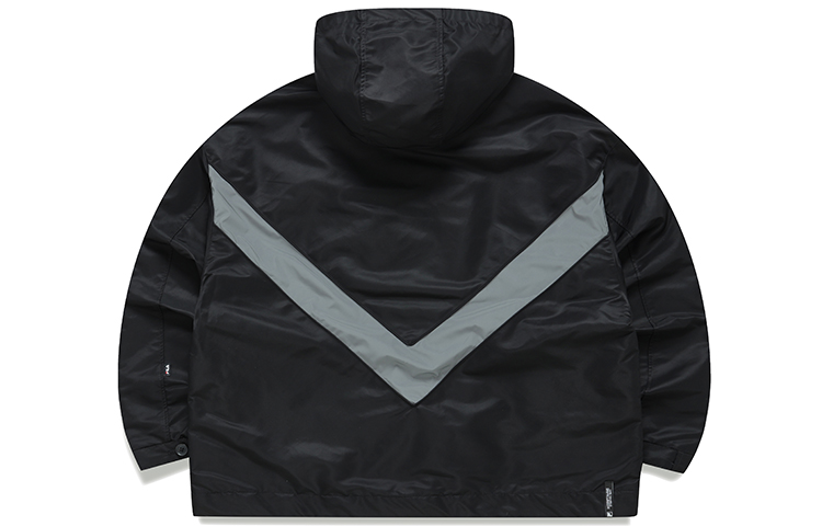 FILA Fusion Lightweight Hooded Jacket Black Casual Sportswear T81M216750F-BK 圖 3