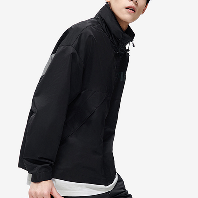 FILA Fusion Lightweight Hooded Jacket Black Casual Sportswear T81M216750F-BK 圖 7