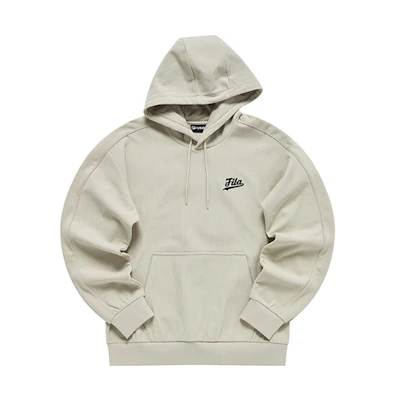 FILA Fusion Logo Embroidered High Street Casual Sweatshirt - Spring Beige T11M312205F-BG