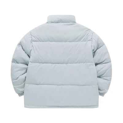 FILA FUSION Logo Insulated Windproof Down Jacket Unisex - Xiangfei Grey. T11U343904F-GY