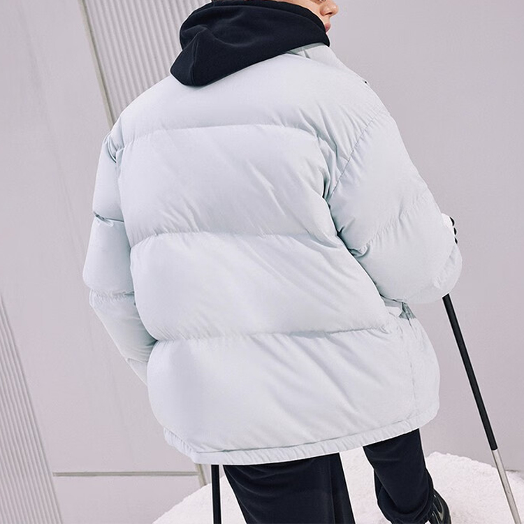 FILA FUSION Logo Insulated Windproof Down Jacket Unisex - Xiangfei Grey. T11U343904F-GY 圖 4