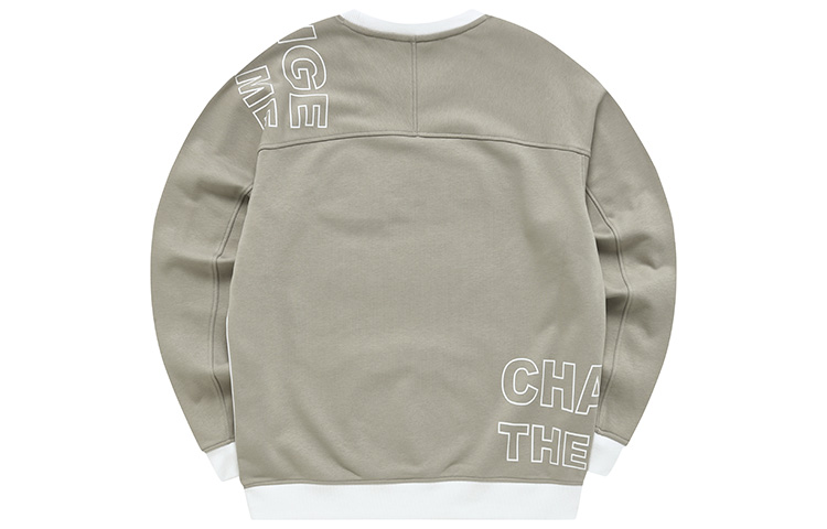 FILA Fusion Logo Knit Crewneck Sweatshirt - White Fashion Streetwear T11M241211FWT 圖 3