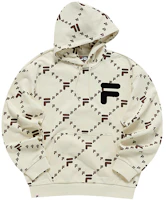 FILA FUSION Logo Pullover Hoodie Unisex Vintage White Casual Streetwear T11U216205FIV FILA FUSION Logo Pullover Hoodie Unisex Vintage White Casual Streetwear T11U216205FIV