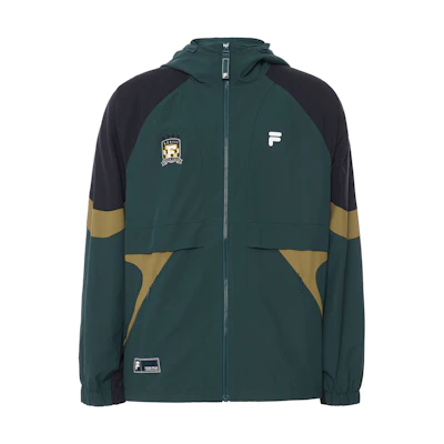 FILA Fusion Loose Fit Uniform Jacket Dark Green Trendy Athletic Wear T11M415701F-GN