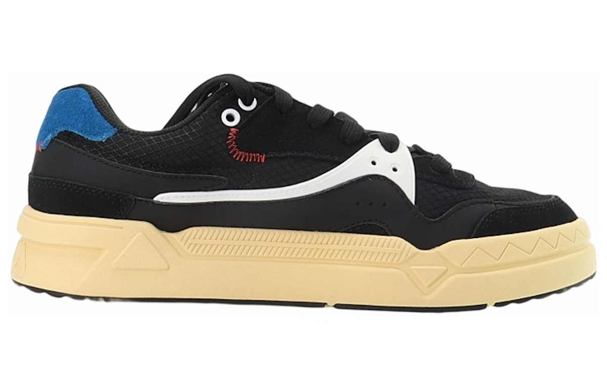 FILA FUSION Casual Skate Shoes 'Black Blue'
