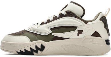 FILA FUSION Desperado Low Top Shoes 'White Brown Green' T12M343205FWA FILA FUSION Desperado Low Top Shoes 'White Brown Green' T12M343205FWA