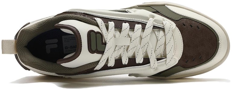 FILA FUSION 低帮鞋 '白色棕色绿色' T12M343205FWA Lookbook FILA FUSION 低帮鞋 '白色棕色绿色' T12M343205FWA