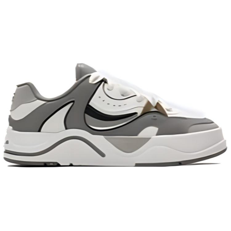 Shop FILA FUSION 低帮 '白灰' T12M412201FSE