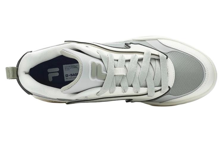 Lookbook FILA FUSION斐樂潮牌 防滑耐磨 低筒 滑板鞋 男款 白灰色