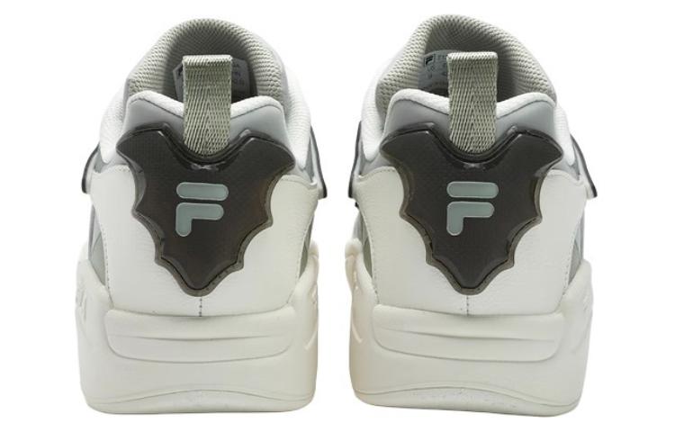 Details for FILA FUSION斐樂潮牌 防滑耐磨 低筒 滑板鞋 男款 白灰色