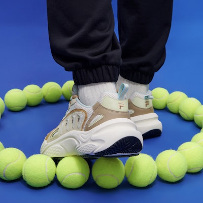 FILA FUSION Low 'Yellow Dad Shoe' T12M331601FRS Cheap FILA FUSION Low 'Yellow Dad Shoe' T12M331601FRS