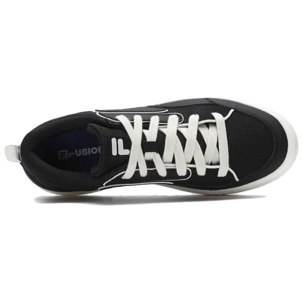 Lookbook FILA FUSION斐樂潮牌 MANUAL復古舒適 防滑耐磨 低幫 板鞋 男款 黑白