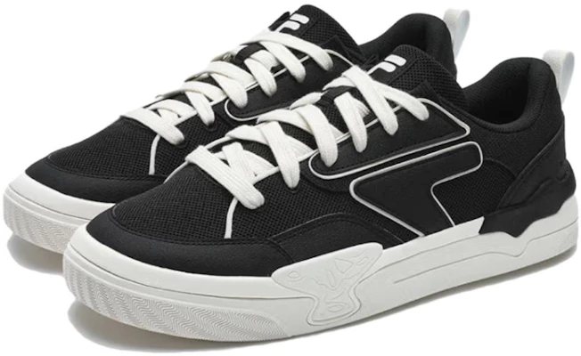 FILA FUSION斐樂潮牌 MANUAL復古舒適 防滑耐磨 低幫 板鞋 男款 黑白 Shop FILA FUSION斐樂潮牌 MANUAL復古舒適 防滑耐磨 低幫 板鞋 男款 黑白