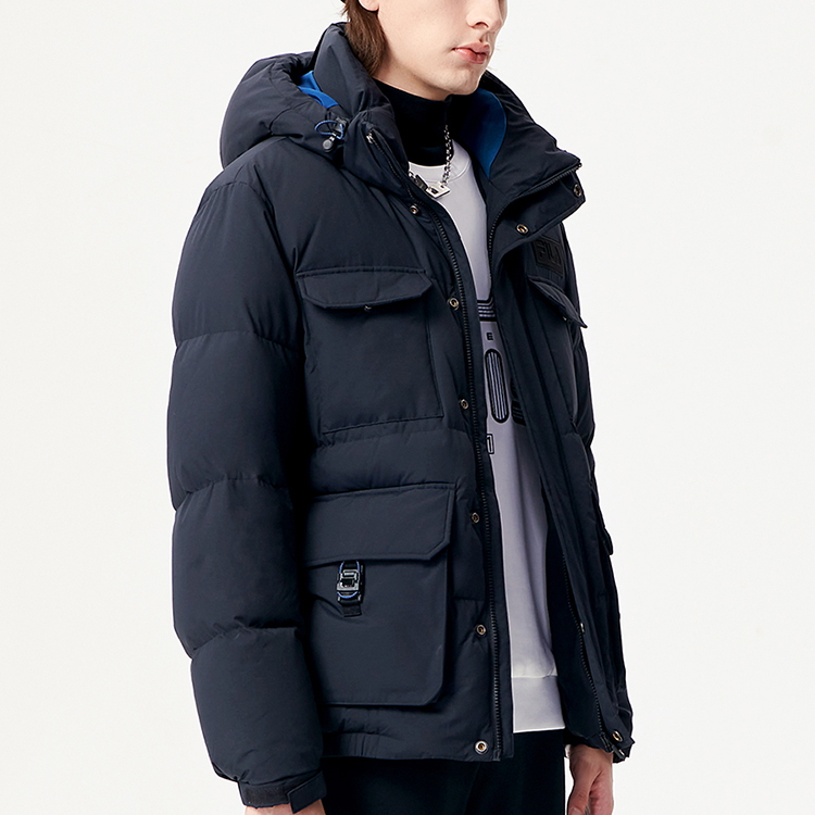 FILA Fusion Multi-Pocket Warm Down Jacket - Deep Black. T11M143912F-BK 圖 6