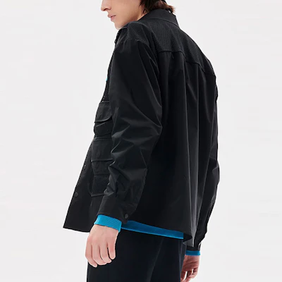 FILA Fusion 户外多口袋夹克 黑色休闲外套 T11M133402F-BK Purchase FILA Fusion 户外多口袋夹克 黑色休闲外套 T11M133402F-BK