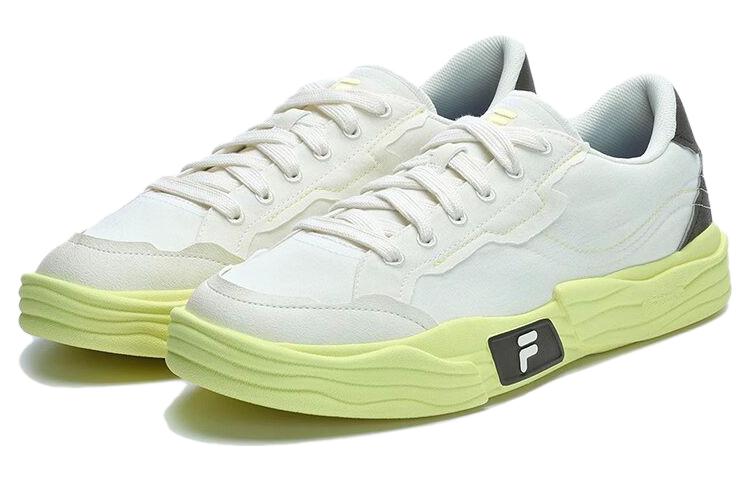 Order FILA FUSION斐樂潮牌 POP II 防滑耐磨 低幫 帆布鞋 男款 黃