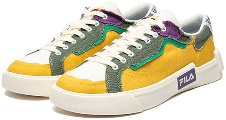FILA FUSION 黄绿白流行滑板鞋 T12M228207FOO Order FILA FUSION 黄绿白流行滑板鞋 T12M228207FOO