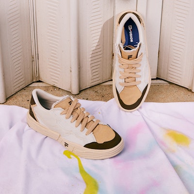 Kasut Skate FILA FUSION Pop 2 'Beige Hitam' T12M332101FOT 3