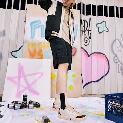 Kasut Skate FILA FUSION Pop 2 'Beige Hitam' T12M332101FOT Cheap Kasut Skate FILA FUSION Pop 2 'Beige Hitam' T12M332101FOT