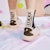 Kasut Skate FILA FUSION Pop 2 'Beige Hitam' T12M332101FOT