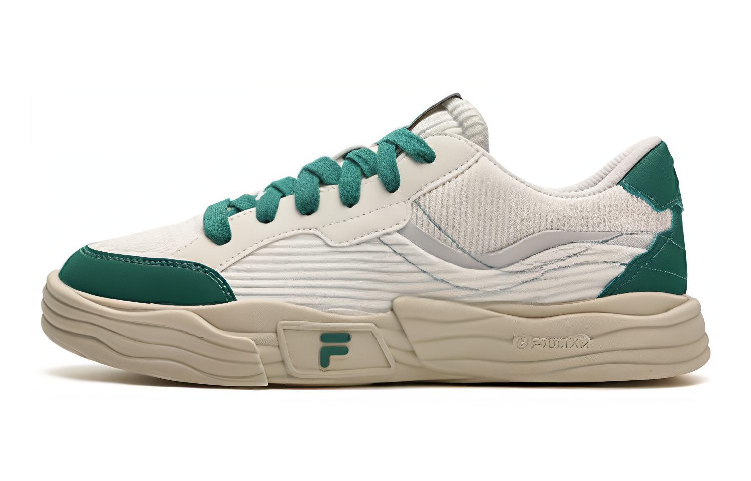 FILA FUSION Pop II Skate Shoes 'White Green' T12M342203FGS