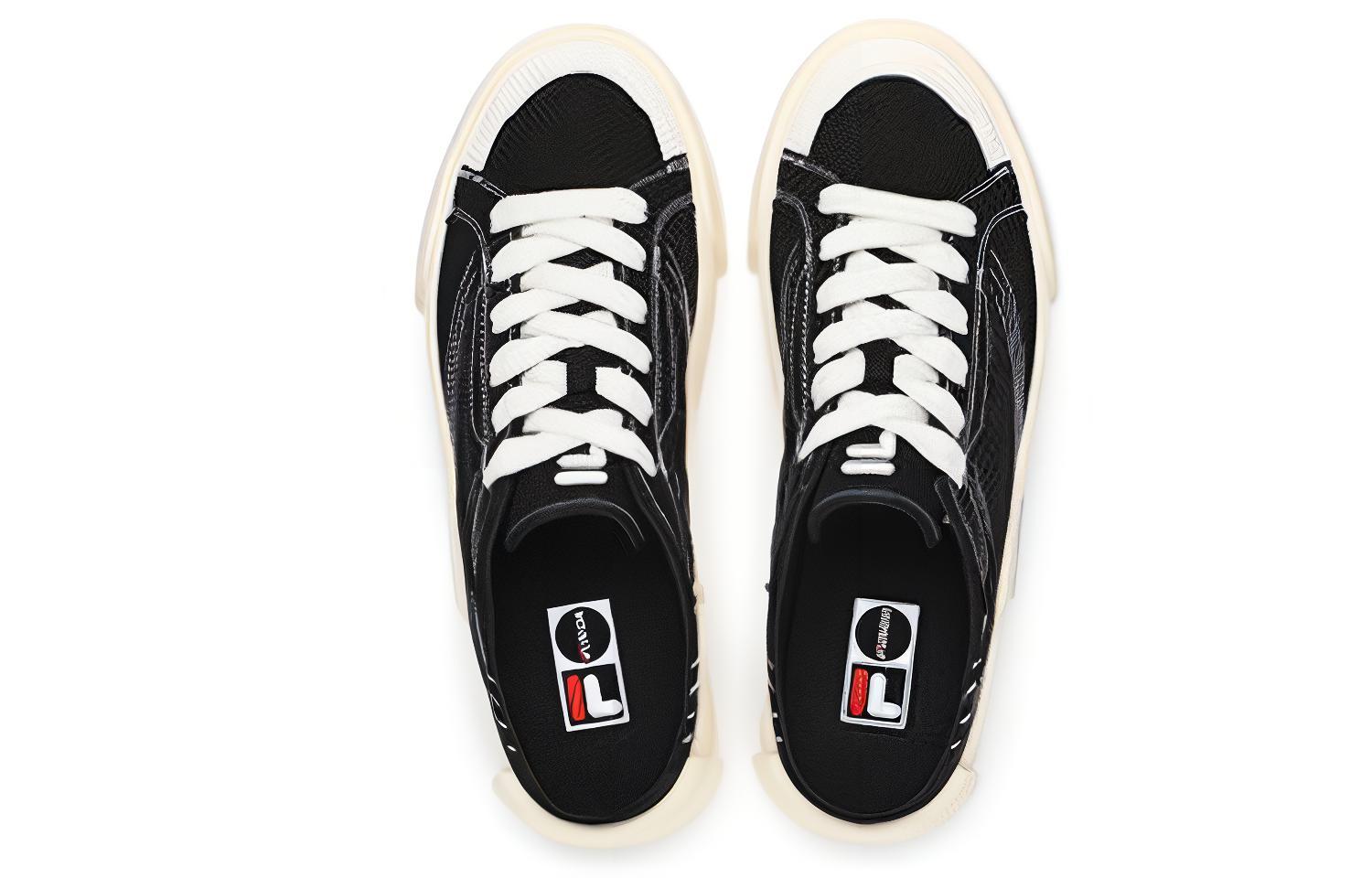 Lookbook Mules Skate FILA FUSION Pop ''Noir Blanc'' T12M228220FBW