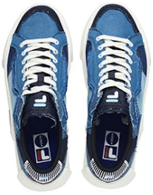 휠라 퓨전 팝 스케이트 슈즈 '블루 화이트' T12M228207FQM Lookbook 휠라 퓨전 팝 스케이트 슈즈 '블루 화이트' T12M228207FQM