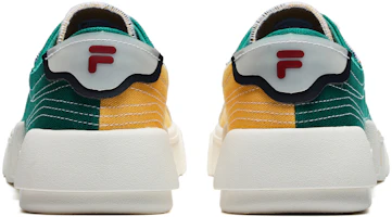 Shop Fila Fusion 斐樂潮牌 POP 時尚潮流輕便休閒帆布鞋 綠黃
