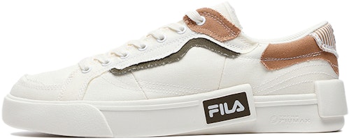 FILA FUSION Pop Skate Shoes 'White Tan' T12M228207FAD FILA FUSION Pop Skate Shoes 'White Tan' T12M228207FAD