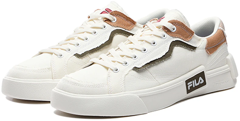 FILA FUSION Pop Skate Schuhe ''Weiß Tan'' T12M228207FAD Lookbook FILA FUSION Pop Skate Schuhe ''Weiß Tan'' T12M228207FAD