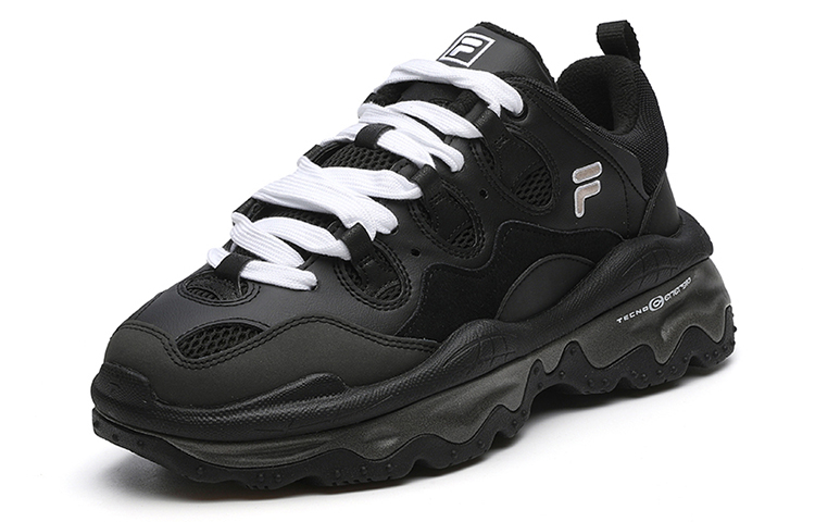 Order 斐乐Fusion QD96“黑色复古爸爸” T12M145218FBB