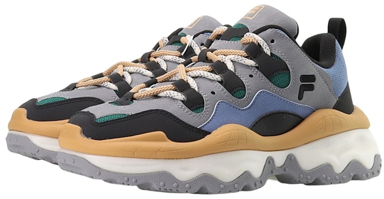 FILA FUSION QD96 'Mystic Grey Alpine Green' T12M241201FFA Lookbook FILA FUSION QD96 'Mystic Grey Alpine Green' T12M241201FFA