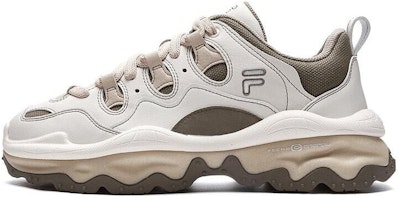 FILA FUSION QD96 Athletic Shoes 'White Brown' T12M311203FWA FILA FUSION QD96 Athletic Shoes 'White Brown' T12M311203FWA