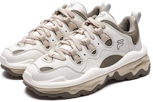 Kasut Sukan FILA FUSION QD96 'Putih Coklat' T12M311203FWA Lookbook Kasut Sukan FILA FUSION QD96 'Putih Coklat' T12M311203FWA