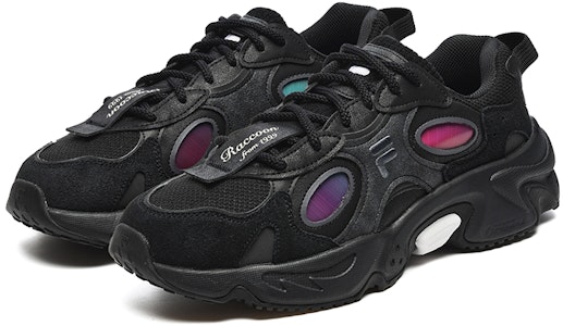 斐乐 Fusion Raccoon 潮流運動休閒鞋 黑 潛望鏡 Order 斐乐 Fusion Raccoon 潮流運動休閒鞋 黑 潛望鏡