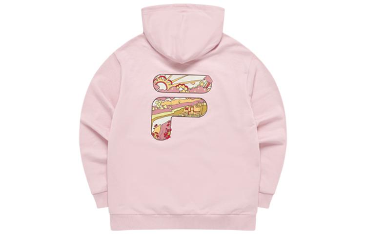 Lookbook FILA FUSION 彩虹印花連帽衫 男女款 - 粉色 T11U333207FPK