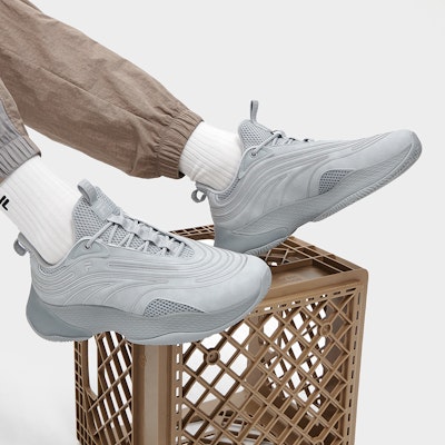 FILA FUSION Ray 2 Sneakers 'Silver Grey' Kasut Lelaki Wanita Kelabu Perak T12M311107FHS Details for FILA FUSION Ray 2 Sneakers 'Silver Grey' Kasut Lelaki Wanita Kelabu Perak T12M311107FHS