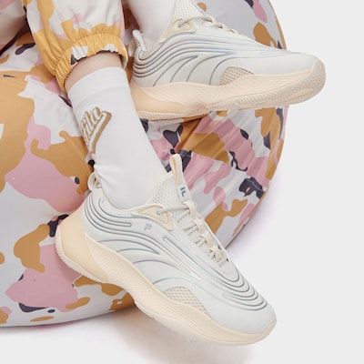 FILA FUSION Ray II 'Putih Lily/Coklat Muda' T12W311107FLE Cheap FILA FUSION Ray II 'Putih Lily/Coklat Muda' T12W311107FLE