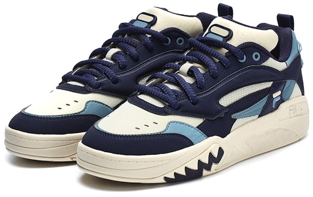 FILA FUSION ヴィンテージバスケットシューズ(ネイビー) T12M313203FPA Order FILA FUSION ヴィンテージバスケットシューズ(ネイビー) T12M313203FPA