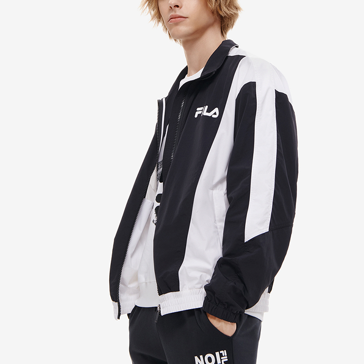 FILA FUSION Retro Colorblock Track Jacket - White T11M233703F-WT 圖 5