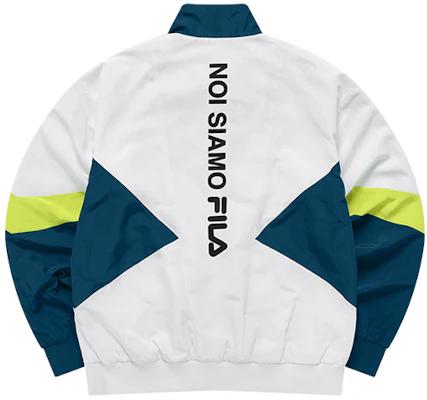 FILA FUSION 復古印花寬鬆版運動外套 白色 男款 T11M141701FWT Lookbook FILA FUSION 復古印花寬鬆版運動外套 白色 男款 T11M141701FWT