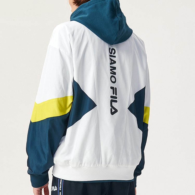 Purchase FILA FUSION 復古印花寬鬆版運動外套 白色 男款 T11M141701FWT