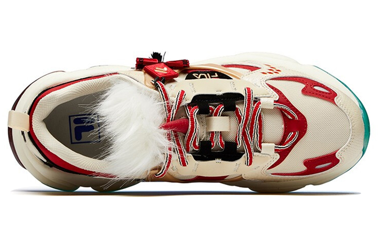 Shop FILA FUSION RJV 'Blanco Crema Rojo Oscuro' T12M111117FAR